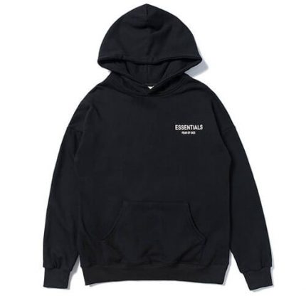 Fear Of God Essentials Star black Hoodie