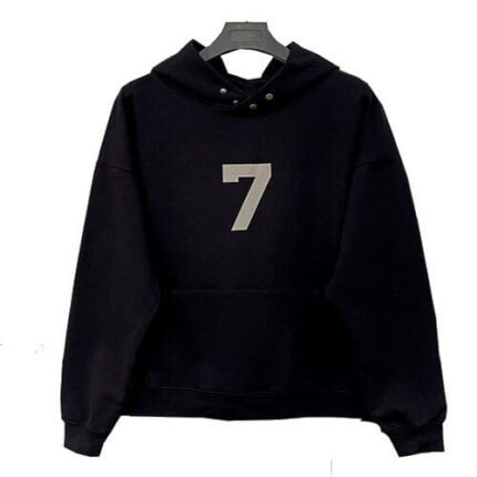 Fear of God Essentials 7th Collection Hoodie Black