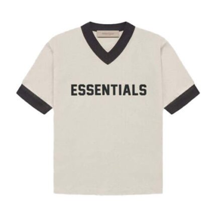 Essentiala Kids V Neck Tee Wheat