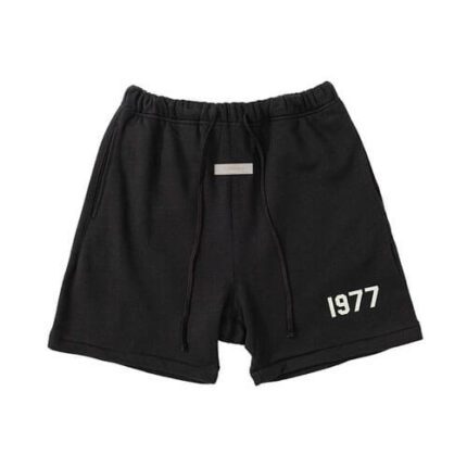 Essentials 8th Collection 1977 Flocking Letter Short Black