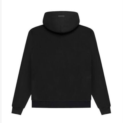 Fear of God Vintage Black Hoodie Red Black Back