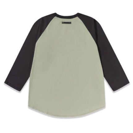 Fear of God Essentials Kids Baseball Tee Green Back